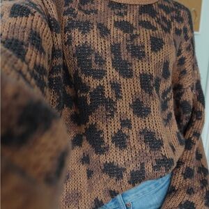 Aerie Leopard Sweater